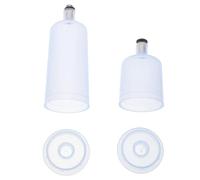 MAJORMENCH Split-Type Airbrush Paint Cups Replaceable Paint Jar 40ml 2 Pcs and 20ml Plastic Refillable Bottles with Professional Painting and Versatile Use