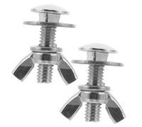 MAJORMENCH Stainless Steel Butterfly Backplate Screws for Scuba Diving Ergonomic Thumb Bolts with Comfortable Grip Hand-tighten Fasteners for Underwater Equipment