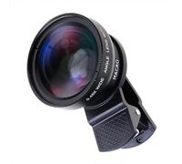 MAJORMENCH Telephoto Lens and Optical Glass with 37mm for Smartphone 0.45x49uv Wide Angle and Microspur Features, Made of Aluminium Alloy 2 Groups 2 Pieces Small Phone Clip Lens for Mobile