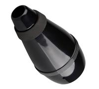MAJORMENCH Trumpet Muffler Practice Mute Abs Fully Enclosed Trumpet Silence Mute Black Small Size for Beginners Quiet Practice