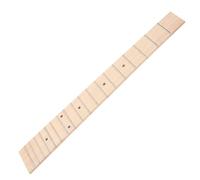 MAJORMENCH Ukulele and 4mm Thickness, Easy to Use Synthetic Material 26 Inch Maple Fretboard Replacement with 18 Frets Fingerboard for Ukulele Repair and Upgrade