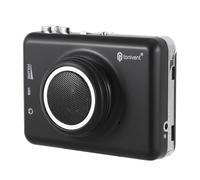 MAJORMENCH USB Cassette Player with Speaker 0.5w Portable Tape-to-mp3 Converter Personal Music Player for Audio Digitization and Playback, Black