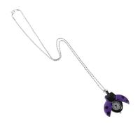 MAJORMENCH Vintage Ladybug Pocket Watch for Lightweight Portable Alloy and Glass Material with Unique Retro Design, for Daily Use and Vintage-Themed Parties Purple