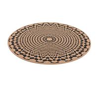 MAJORMENCH Vinyl Record Mat Cork Geometric Flower Turntable Mat for Record Stability Cork Noise Reduction