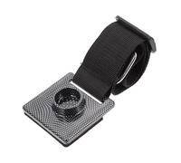 MAJORMENCH Violoncello Non-Slip Endpin Mat Rubber Base and Fiber Strap, Floor Protector Musical Instrument Accessory for Cellist, Black Anti-Skid Cello Stopper Pad