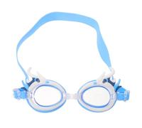 MAJORMENCH Water Goggles for Swimming with Leak-proof Silicone Seal and Adjustable Strap, Blue Cartoon Animal Style Swim Pool for Boys, Racing Goggles for Pool Training