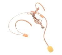 MAJORMENCH Wireless Headset Microphone for Boys and Girls’ Performance, Skin Color Small Headset Mic for Singing and Speaking, Flexible Over-ear Microphone Suitable for Stage Shows and Ktv