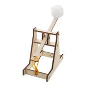MAJORMENCH Wood Catapult Toy for Kids DIY STEM Engineering Kit Building Materials for Physics Experiments and Creative Learning Activities