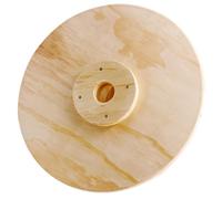 MAJORMENCH Wooden Barbell Plate for Strength Training Fractional Wood Bumper Weight Plate for Weight Lifting for Gym and Rehabilitation Exercises