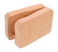 MAJORMENCH Wooden Cajon Finger Castanet for Box Drum, Double Layer Handheld Percussion Instrument Delivering Precise Rhythmic Accents, for Music Teaching and Live Performances