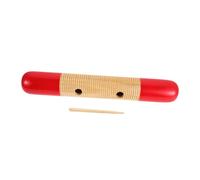 MAJORMENCH Wooden Fish Guiro Percussion Instrument for Music Class Handheld Educational Toy Rhythm Sticks for Beginners Fun Musical Activity for Boys and Girls