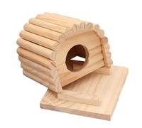 MAJORMENCH Wooden Hamster House Wear-resistant Cozy Nest Cabin