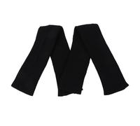 MAJORMENCH Wool Arm Warmers for Women, Knit Warm Sleeve with Thumb Hole, Black Arm Warmers to Protect from Cold Weather and Keep Wrist and Hands Warm, for Hiking and Outdoor Activities
