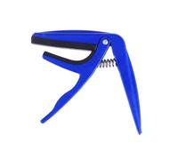 MAJORMENCH Zinc Alloy Ukulele Capo Clip on Tuner for Acoustic Ukelele Guitar Adjustable Single-handed Capo Blue Suitable for Folk and Travel Use