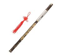 MAJORMENCH Zizhu f Key Bawu Traditional Chinese Vertical Blow Folk Flute Instrument for Learning, Handheld Ethnic Musical Flute Suitable for Beginners and Musicians, Gift for Music Enthusiasts