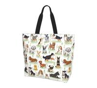 Majoug Flower Sugar Skull Tote Bags Reusable Women Shoulder Travel Beach Bag Shopping Work Daily, Color-51, One Size