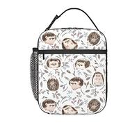 Majoug Hedgehog Lunch Bag/Lunch Box/Lunch Tote/Picnic Bags Insulated Cooler Travel Organizer