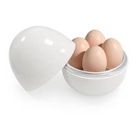 MAJOYLIFE Egg Cooker Microwave 4 Eggs Large Egg Boiler for 4 Eggs in Egg Design Perfect Breakfast for the Family Quick & Easy in 6-10 Minutes