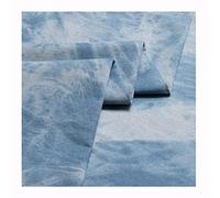 MaJu Light Blue Tie-Dye Denim Fabric, 140cm Width, Cotton/100%, Thick & Comfortable, Perfect for Jeans, Dresses & More