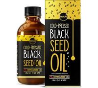 Maju Superfoods Black Seed Oil - 3X Thymoquinone, Cold-Pressed Turkish Black Cumin Oil, Glass Bottle, 8 oz