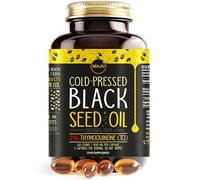 Maju Superfoods Black Seed Oil Capsules - Cold Pressed, 2% Thymoquinone, Turkish Black Cumin Oil, 60 Count, 500mg