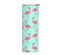 Makachen Flamingo Stainless Steel Vacuum Insulated Coffee Tumbler Cup Travel Mug 20 OZ For Home, Office, Sport, Party, Gifts