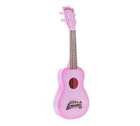 Makala 133454 "Pink Burst" Dolphin Soprano Ukulele Outfit