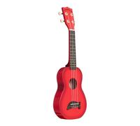 Makala Dolphin MK-SD-RDBURST - Red Burst Soprano Dolphin Ukulele with Tote Bag