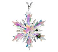 Makamsui Crystal Snowflake Christmas Ornament, 2024 Annual Edition Tree Decor - Crystal Sun Catcher Pendant
