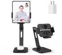 MAKAQI 2 in 1 Charging Station for Z Fold 4/3/2, Aluminium Alloy 3 Coils Fast Wireless Charger Stand for Samsung Galaxy Buds 2 Pro/Buds Pro/Buds 2 / Buds Live (with 20W Adapter)