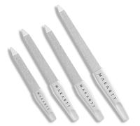 Makartt Metal Nail Files - Sapphire Nail File, Long Double Sided with Coarse and Fine Grit for Shaping and Styling Natural and Artificial Nails, Ideal for Tough Nails, Perfect for at Home Manicures