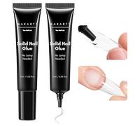 Makartt Nail Glue Extra Strong: Large Capacity Upgraded Hema-Free Strong Semi Solid Nail Glue for Press On Nails, Long Lasting for Fake Nail Tips Adhesion, Quick Drying 20s, No UV/Led Lamp Needed