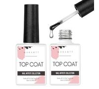 Makartt No Wipe Top Coat Gel 2x10ml High Gloss 30s UV/LED Cure