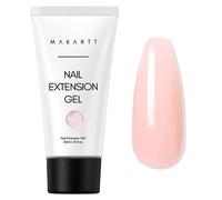Makartt Poly Nail Gel - Long Lasting 3D Gel for Nail Art, Quick Nail Builder Extension Gel 50ML, Natural Look White Pink Clear Rosy for Technician Starter DIY Salon for Woman (Peach)