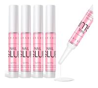 Makartt Strong Nail Glue, 5s Dries Quickly, No Need for Nail Lamp Cure, 5PCS Nail Glue Extra Strong For Acrylic Tips, Stick On Nails and False Nails, Long Lasting Nail Adhesive Glue for Fake Nails