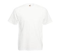 Makato Fruit Of The Loom - Classic T-Shirt ' Value Weight'S, White