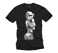 MAKAYA Awesome Gamer T-Shirt for Men - Tattoo Trooper Wars - Nerd Gifts for him Black M