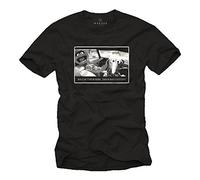 MAKAYA Funny Slogan T-Shirts for Men Fear and Loathing in Las Vegas White