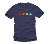 MAKAYA Mens Gamer T-Shirt Cool Graphic Design for Nerds - Computer Gift Funny Gaming Tee for Boys Kids Teens Blue XL