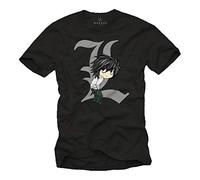 MAKAYA Mens Printed Short Sleeve T-Shirt - Death by Ryuk L