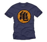 MAKAYA Roshi's Gym T-Shirt Son Goku Dragon Blue Size XXXL
