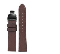 MAKAZHZZRM 20mm, 22mm, 24mm Nylon+Genuine Leather Watchband Fit For Seiko SRPC31J1/Citizen Tissot Mens Wrist(Brown Black,24mm)