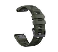 MAKAZHZZRM 22mm 26mm Sport Strap Fit For Garmin Fenix 8 47mm 51mm Epix Pro/Enduro 3 7X 7 6X 6 Strap Replacement Bracel(Army green,26mm)