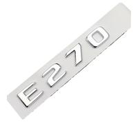 MAKAZHZZRM 3D ABS Chrome Car Rear Trunk Letters Badge Sticker Fit For Mercedes E270 W211 W212 E270 Emblem Logo Auto Accessories