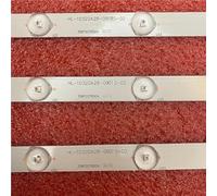 MAKAZHZZRM 9LED 620mm LED Backlight Strip For 32/147I-GB-5B-HKUP-UK BLAUPUNKT B32A147TCHD REF B32A147TCHD-P HL-10320A28-0901S-02 A3(3pcs For 1 TV)