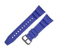 MAKAZHZZRM Comfortable Waterproof Resin Rubber Watchband Fit For Casio SGW-100 Series Anti-Allergy Multicolor Men's Watch Strap(Sky blue-Black-K5)
