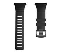 MAKAZHZZRM Compatible Fit For Suunto Core Frontier/Classic Soft Silicone Bracelet Replacement Strap For Suunto Core Smart Watch Band(Black)