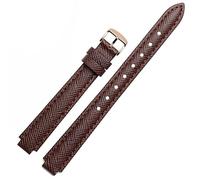 MAKAZHZZRM Cowhide Strap Substitute Fit For Casio Watch Fit For Women SHEEN Series SHE-3034GL/SHE-4029PG Watch Strap Convex Watch Accessories(Brown rk,16-10mm)