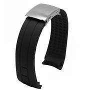 MAKAZHZZRM Fit For Citizen M005 Series Sweat-Proof Comfortable Soft Rubber Men's Outdoor 22 23MM Watch Strap(Black-Steel-Z14,23mm)