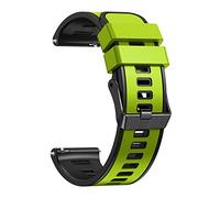 MAKAZHZZRM Fit For Mibro C3 Smartwatch Band 20mm 22mm Bracelet Silicone Strap Fit For Mibro Watch C2 T2/A1 A2/X1/Lite2/Color Sport Watchband(Green black,20mm)